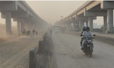 ধুলায় বিপর্যস্ত আশুলিয়া
