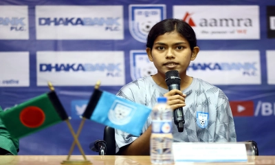 মেয়েদের পাঙাশ মাছ খাওয়ায় না বাফুফে: অর্পিতা