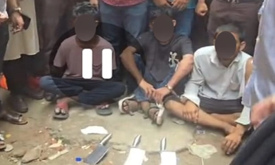 আদাবরে ডাকাতির প্রস্তুতিকালে তিনজন গ্রেপ্তার, উদ্ধার ৩টি চাপাতি