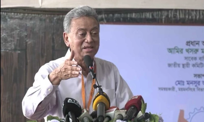 সংবিধান সংশোধন অবশ্যই সংসদে করতে হবে: আমীর খসরু