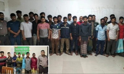 মোহাম্মদপুর ও আদাবরে পুলিশের সাঁড়াশি অভিযানে আটক ১০০