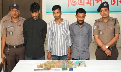 গির্জায় ঢুকে ফাদারকে বেঁধে টাকা লুট, গ্রেপ্তার ৩