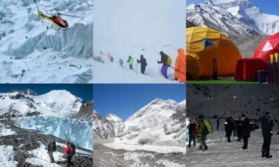 এভারেস্টে তুষারঝড়ে আটকা অনেকে, ৩৫০ জনকে উদ্ধার