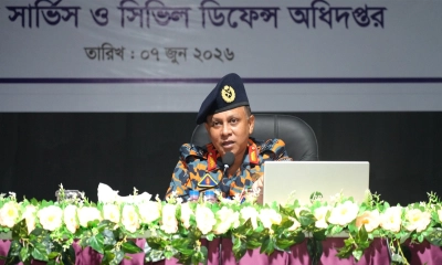 ফায়ার সার্ভিসের সুনাম বৃদ্ধিতে সচেষ্ট থাকার আহ্বান মহাপরিচালকের