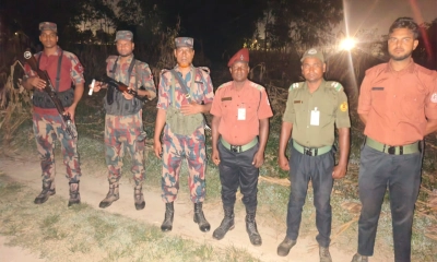 সীমান্তে নিরাপত্তায় বিজিবির পাশে আনসার বাহিনী