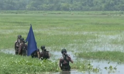 প্রতিকূল আবহাওয়াতেও পুশইন প্রতিরোধে সীমান্তে অটল বিজিবি