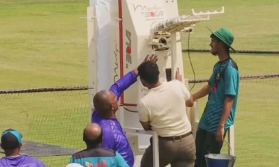 দেশে প্রথমবারের মতো স্পিন বোলিং মেশিন