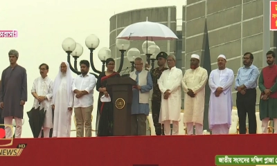 জুলাই ঘোষণাপত্র দিলেন প্রধান উপদেষ্টা 