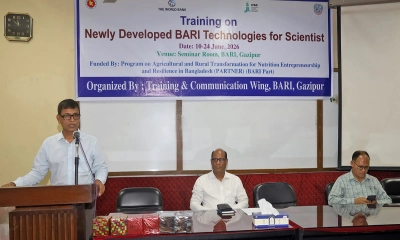 বারিতে নতুন উদ্ভাবিত প্রযুক্তিবিষয়ক ১৪ দিনব্যাপী প্রশিক্ষণের সমাপনী অনুষ্ঠিত