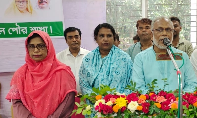 শুক্রবার (১ আগস্ট) বিকেলে বেনাপোল পৌর বিয়ে বাড়ি মিলনায়তনে এই সমাবেশ আয়োজিত হয়। ছবি- রূপালী বাংলাদেশ