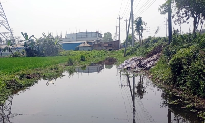 দখলে বেরুলা খাল : বর্ষায় পানিবন্দি দুই উপজেলার মানুষ