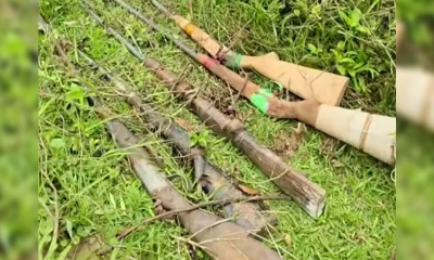 ফটিকছড়ির চা বাগানে মিললো ৫ বন্দুক