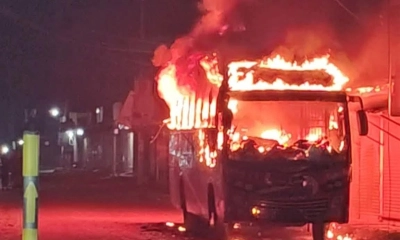 ময়মনসিংহে বাসে আগুন, সিটে ঘুমানো চালক পুড়ে অঙ্গার