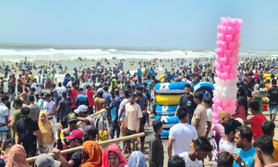 দুর্গোৎসবে আনন্দমুখর  সাগরকন্যা কক্সবাজার