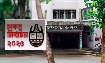 চাকসু নির্বাচন: দুই হলের ফলাফলে এগিয়ে ছাত্রদল
