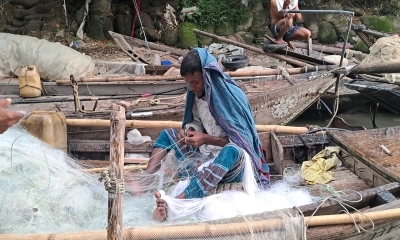 প্রস্তুতি প্রায় শেষ, রাতে নদীতে নামবেন জেলেরা