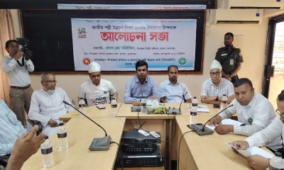 ছাতকে জাতীয় পল্লী উন্নয়ন দিবস উদযাপন, সমবায়ীদের মাঝে বৃক্ষের চারা বিতরণ