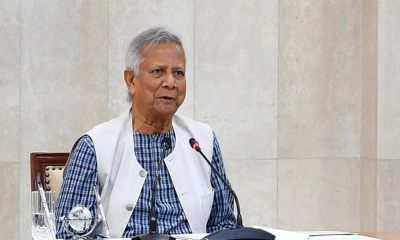প্রধান উপদেষ্টা অধ্যাপক ড. মুহাম্মদ ইউনূস। ছবি- সংগৃহীত