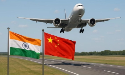 চীন-ভারত ফ্লাইট চলাচল শুরু