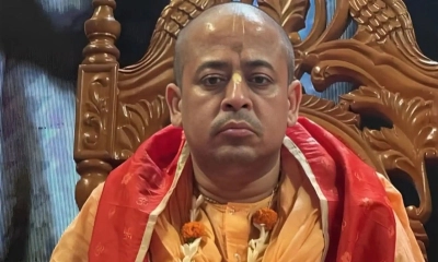 ইসকনের বহিস্কৃত নেতা চিন্ময় কৃষ্ণ দাস ব্রহ্মচারী। ছবি- সংগৃহীত