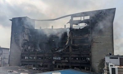 সব পুড়িয়ে নিভল চট্টগ্রাম ইপিজেড কারখানার আগুন