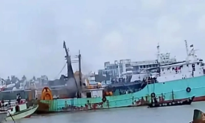 কর্ণফুলী নদীতে ফিশিং ট্রলারে দগ্ধ দুই নাবিকের মৃত্যু