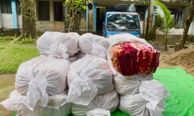 পূর্বধলায় ১৬ বস্তা ভারতীয় কম্বলসহ পিকআপ জব্দ, চালক পলাতক