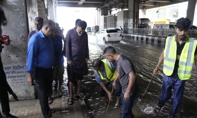 মিরপুরে জলাবদ্ধতা পরিদর্শনে ডিএনসিসি প্রশাসক, দ্রুত পানি নিষ্কাশনের নির্দেশ