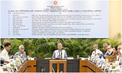 একনেকে ১৩ প্রকল্প অনুমোদন
