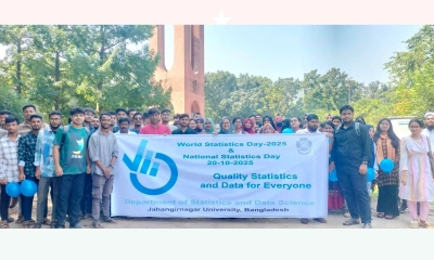 জাবিতে বিশ্ব পরিসংখ্যান দিবস পালিত