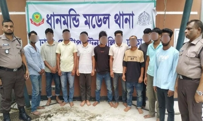 ঝটিকা মিছিলের প্রস্তুতিকালে আওয়ামী লীগের ১০ নেতাকর্মী গ্রেপ্তার