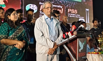 তরুণদের মাদক নয়, খেলাধুলায় মনোযোগী হতে হবে : মির্জা ফখরুল