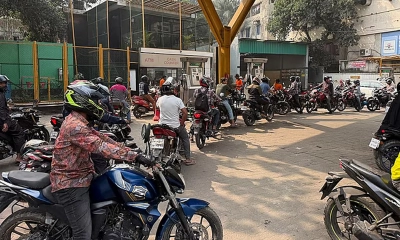 রাজধানীর পাম্পে বাড়ছে ভিড়, ভোগান্তিতে মানুষ