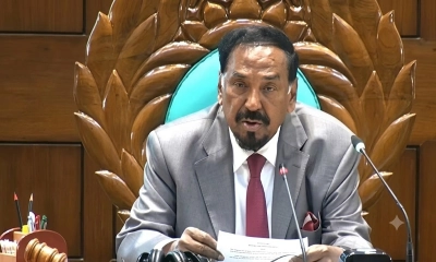 রাষ্ট্রপতির দায়িত্বে হাফিজ উদ্দিন আহমদ, প্রজ্ঞাপন জারি