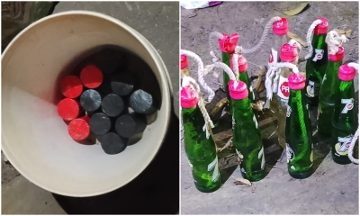 রাজশাহীতে পেট্রোল বোমা ও ককটেল উদ্ধার