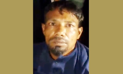 পলাতক আসামি ইলিয়াস।  ছবি- রূপালী বাংলাদেশ