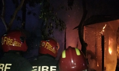মুন্সীগঞ্জে নিঃস্ব প্রবাসী, তিন ঘর পুড়ে ছাই