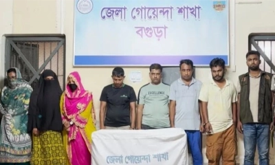 দুই ব্যক্তিকে জিম্মি  করে মুক্তিপণ দাবি, ৩ নারীসহ হানি ট্র্যাপ চক্রের ৭ সদস্য গ্রেপ্তার