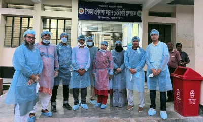 অ্যানথ্রাক্স আক্রান্ত এলাকা তদন্তে বাকৃবি গবেষক দল