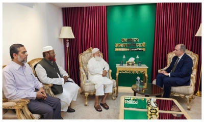 আমীরে জামায়াতের সঙ্গে কসোভো রাষ্ট্রদূতের সৌজন্য সাক্ষাৎ