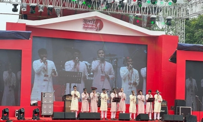 দেশের গানের মধ্য দিয়ে শুরু ‘জুলাই পুনর্জাগরণ’ অনুষ্ঠান