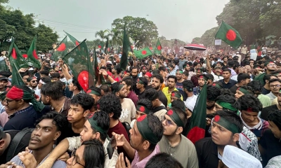 বড়দের হাত ধরে শিশুরাও জুলাই-৩৬ উদযাপনে