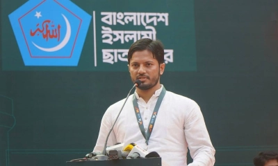 বাংলাদেশের জমিনে কোনো সন্ত্রাসের রাজনীতি চলতে পারে না: শিবির সভাপতি