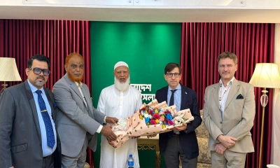 জামায়াত আমিরের সঙ্গে ফ্রান্সের রাষ্ট্রদূতের সৌজন্য সাক্ষাৎ