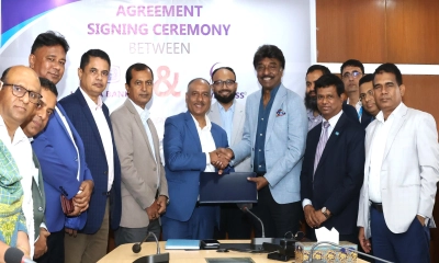 জনতা ব্যাংক ও এসএসএলের মধ্যে চুক্তি স্বাক্ষর