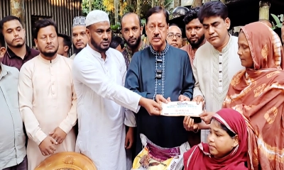 চার প্রতিবন্ধীর পাশে দাঁড়ালেন তারেক রহমান