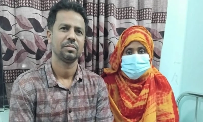 স্ত্রীর জীবন বাঁচাতে কিডনি দিলেন স্বামী