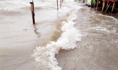১১টি নদীর পানি বিপৎসীমার ওপর দিয়ে প্রবাহিত হচ্ছে। ছবি- সংগৃহীত