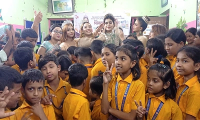 সুবিধাবঞ্চিত শিশুদের নিয়ে মেঘনা আলমের ব্যতিক্রমী আয়োজন