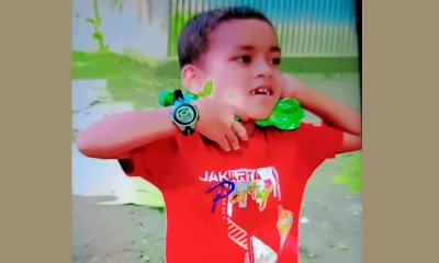 নিহত শিশু আব্দুল্লাহ।  ছবি- রূপালী বাংলাদেশ